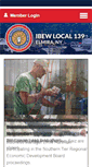 Mobile Screenshot of ibew139.com