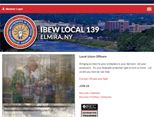 Tablet Screenshot of ibew139.com